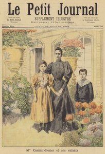 Helene Casimir-Perier and her children by French School